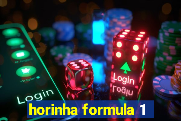 horinha formula 1